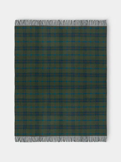 Johnstons Of Elgin Double-faced Wool Check Throw (75in/1.9m)