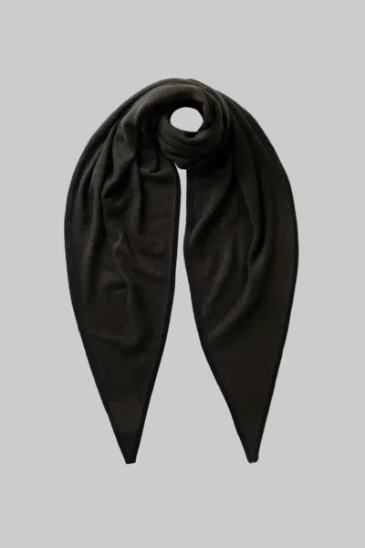 Johnstons Of Elgin Gauzy Cashmere Black Diamond Scarf