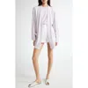 Johnstons Of Elgin Gauzy Cashmere Cardigan In Lavender
