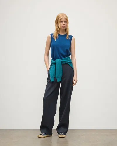 Johnstons Of Elgin Iris Classic Blue Cashmere Tank