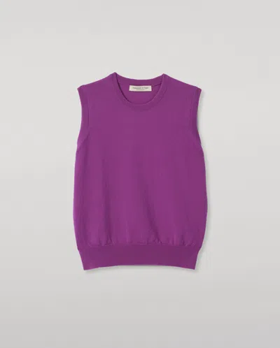 Johnstons Of Elgin Iris Classic Purple Cashmere Tank