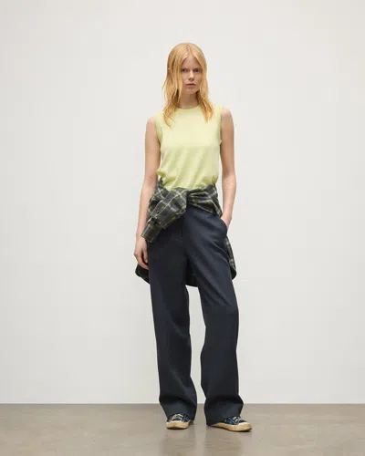 Johnstons Of Elgin Iris Classic Yellow Cashmere Tank