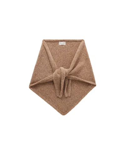 Johnstons Of Elgin Keill Cashmere Scarf In Brown