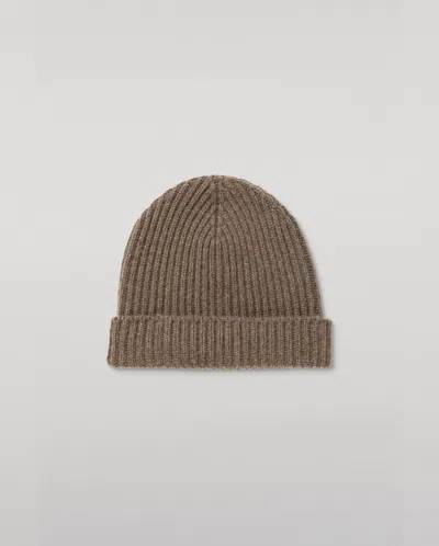 Johnstons Of Elgin Lovat Brown Cashmere Hat In Gray
