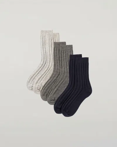 Johnstons Of Elgin Men's Cashmere Lounge Socks Gift Set In Multi