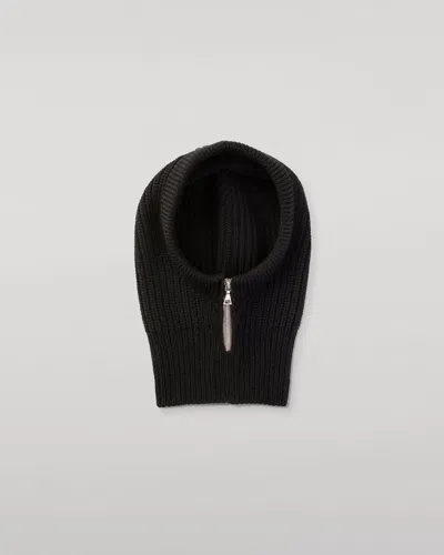 Johnstons Of Elgin Nevis Cashmere Zip Snood In Black
