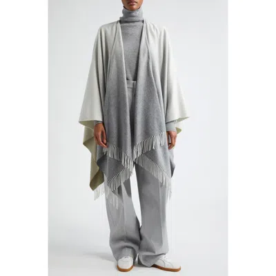 Johnstons Of Elgin Ombré Fringe Trim Cashmere Cape