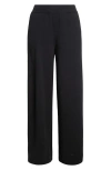Johnstons Of Elgin Performance High Waist Cashmere Blend Sweater Pants In Black