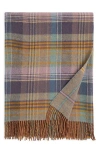 Johnstons Of Elgin Plaid Wool Throw Blanket In Multi