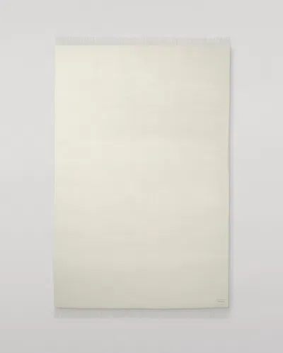 Johnstons Of Elgin Plain White Cashmere Throw