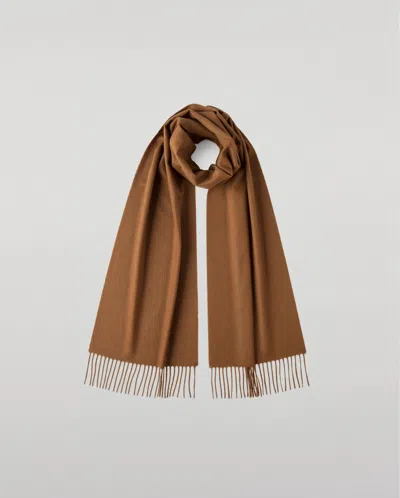 Johnstons Of Elgin Pure Vicuña Scarf In Brown