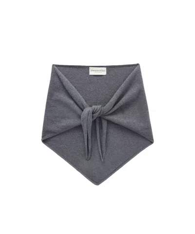 Johnstons Of Elgin Reel Cashmere Scarf In Blue