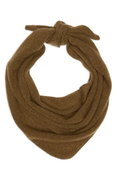 Johnstons Of Elgin Reel Cashmere Triangle Scarf In Algie