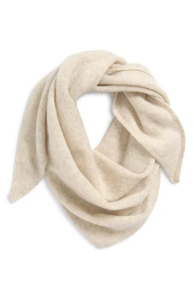 Johnstons Of Elgin Reel Cashmere Triangle Scarf In Neutral
