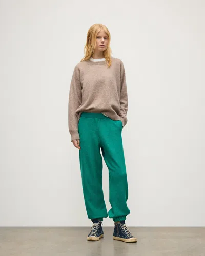 Johnstons Of Elgin Reel Green Cashmere Trousers