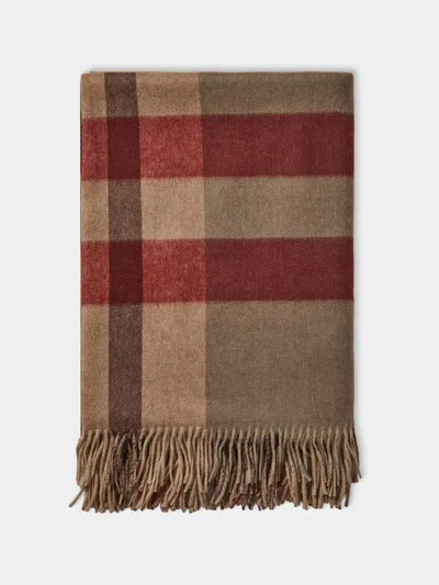 Johnstons Of Elgin Rowan Check Cashmere Reversible Throw (75in/1.9m)