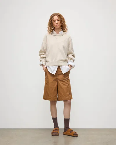 Johnstons Of Elgin Stella Natural Cashmere Sweatshirt In Gray