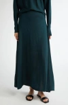 Johnstons Of Elgin Superfine Cashmere Sweater Skirt In Emerald