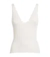 Johnstons Of Elgin Superfine Cashmere Vest In White