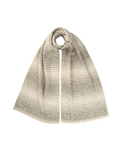Johnstons Of Elgin Textural Ombré Scarf In Multi