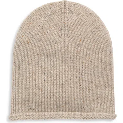 Johnstons Of Elgin Tiree Cashmere Beanie In Neutral