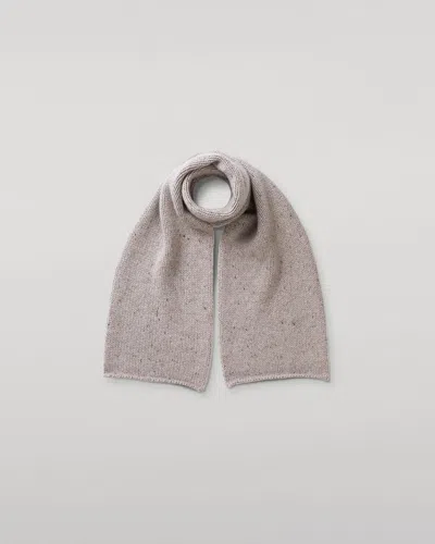 Johnstons Of Elgin Tiree Natural Cashmere Scarf In Orange