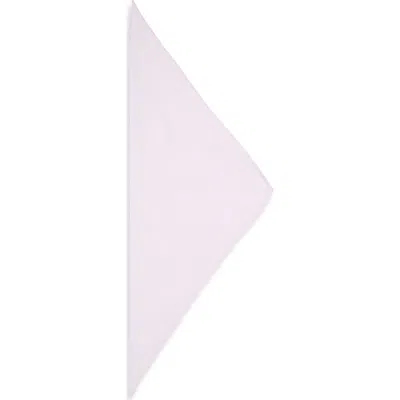 Johnstons Of Elgin Triangle Cashmere & Silk Scarf In Purple
