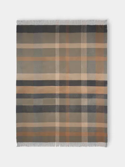 Johnstons Of Elgin Umbra Plaid Cashmere Throw (75in/1.9m) In Multi