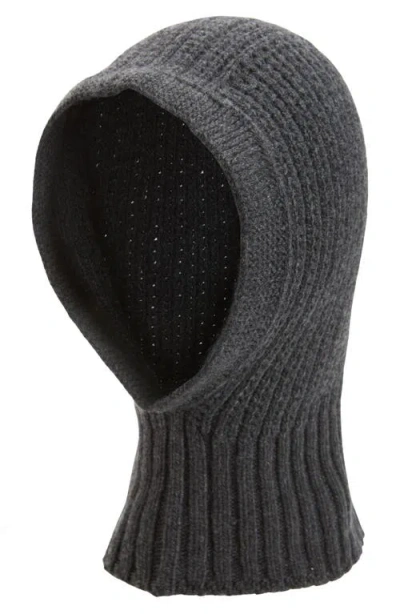 Johnstons Of Elgin Waffle Stitch Cashmere & Silk Snood In Gray