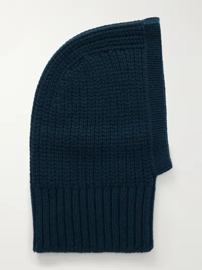Johnstons Of Elgin Waffle-knit Cashmere Snood In Green