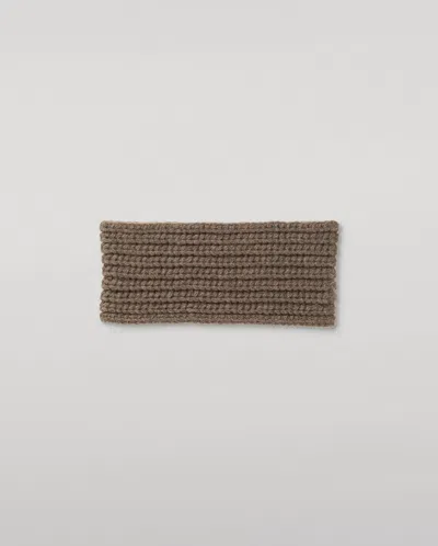 Johnstons Of Elgin Whittle Brown Cashmere Headband