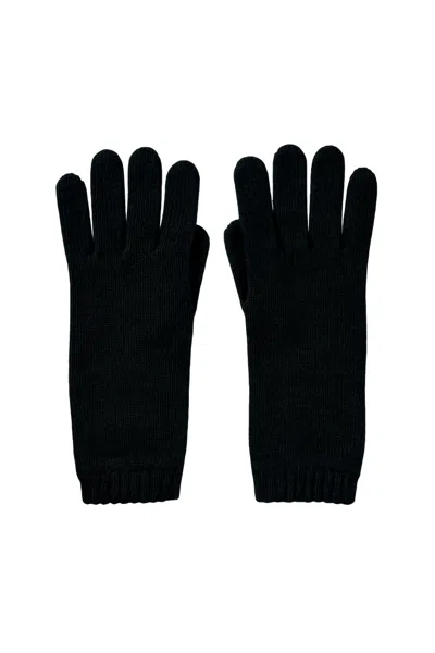 Johnstons Of Elgin Women's Cashmere Black Gloves
