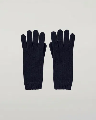 Johnstons Of Elgin Women's Cashmere Navy Gloves In Blue