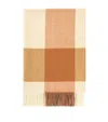 Johnstons Of Elgin Wool Block Border Throw