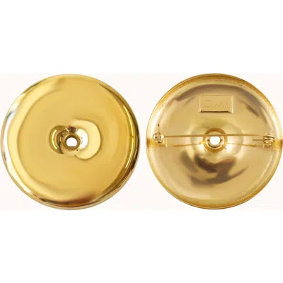 Joiana Jewelry Donut Brooch In Gold
