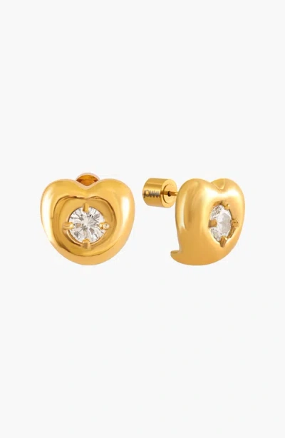 Joiana Jewelry Lila Bubble Hearts Earrings In Gold