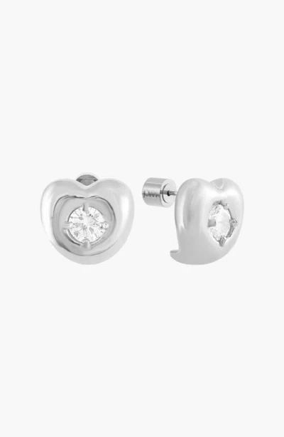 Joiana Jewelry Lila Bubble Hearts Earrings In Metallic