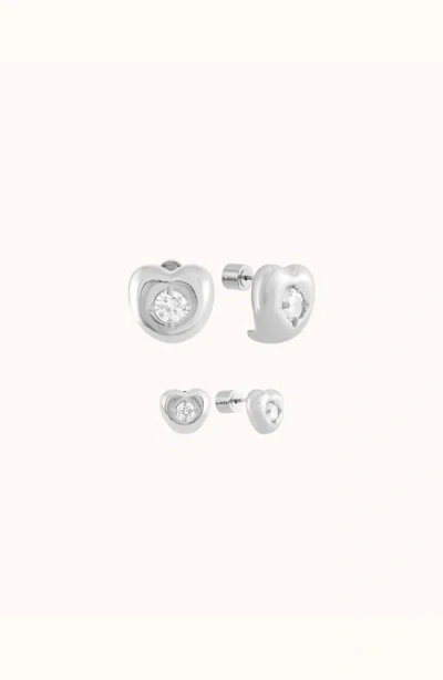 Joiana Jewelry Lila Sweetheart Earrings Set In Silver