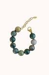 Joiana Jewelry Mello Stone Bracelet In Green