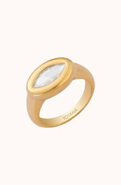 Joiana Jewelry Millie Ring In Gold Crystal
