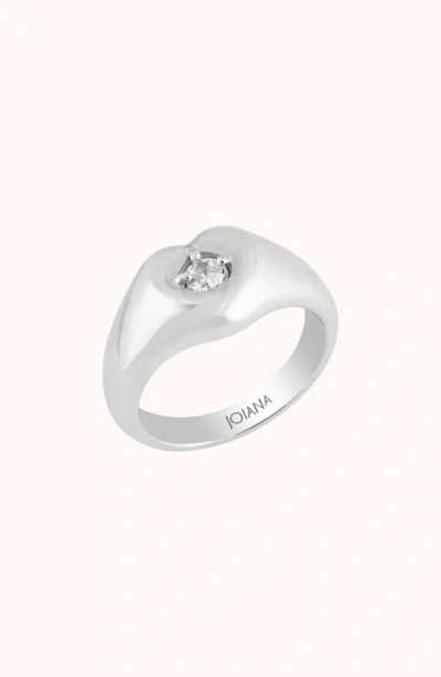 Joiana Jewelry Sweetheart Pinky Ring In Silver