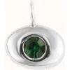 Joiana Jewelry Zirconia Bean Charm Pendant In Metallic