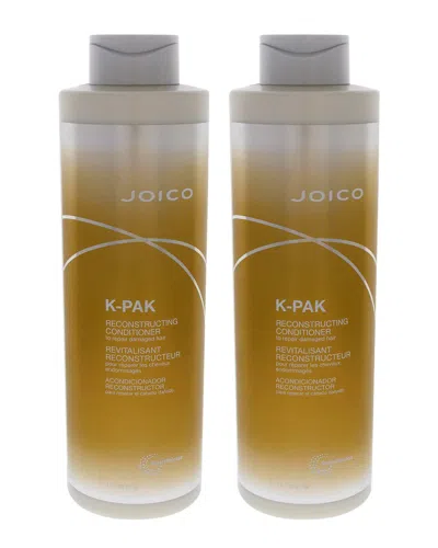 Joico 33.8oz K-pak Conditioner To Repair Damage Revitalisant Pack Of 2 In Transparent