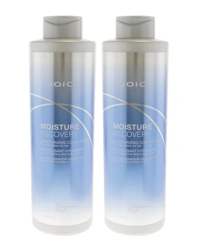 Joico Unisex 33.8oz Moisture Recovery Conditioner - Pack Of 2 In Blue