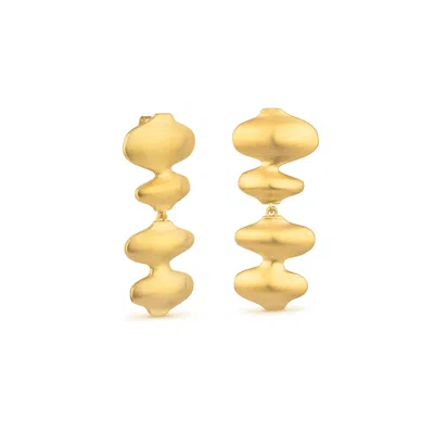 Joidart Women's Golden Earrings Sinuara