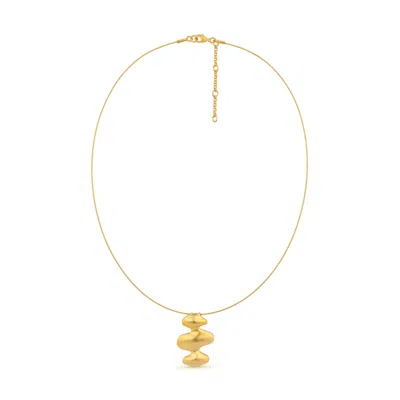 Joidart Women's Golden Necklace With Pendant Sinuara