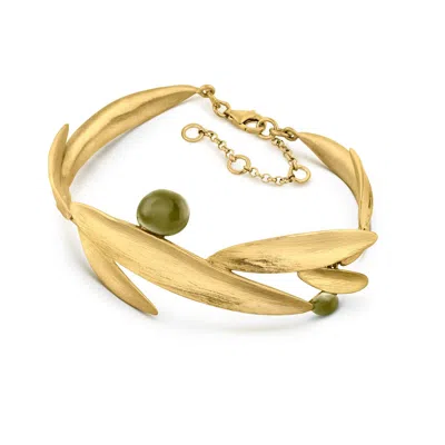 Joidart Women's Green Golden Bracelet Olivia