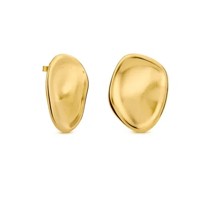 Joidart Women's Large Golden Earrings Cala