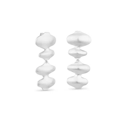 Joidart Women's Silver-plated Earrings Sinuara