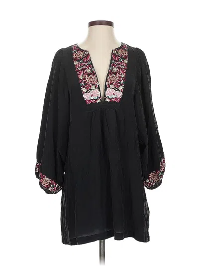 Pre-owned Joie 3/4 Sleeve Blouse In Black